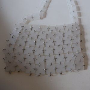 BLOOMINGDALES Bags - BLOOMINGDALES OPAQUE PLASTIC SQUARE HANDBAG BLOOMINGDALES Bags - BLOOMINGDALES OPAQUE PLASTIC SQUARE HANDBAG